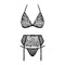 Комплект Obsessive UNIQUELLA THREE PIECES SET S/M