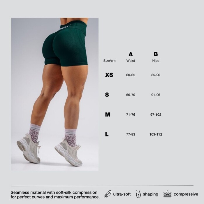 Шорти Nebbia Extra Push-Up Shorts PRIMAL Dark Green 857