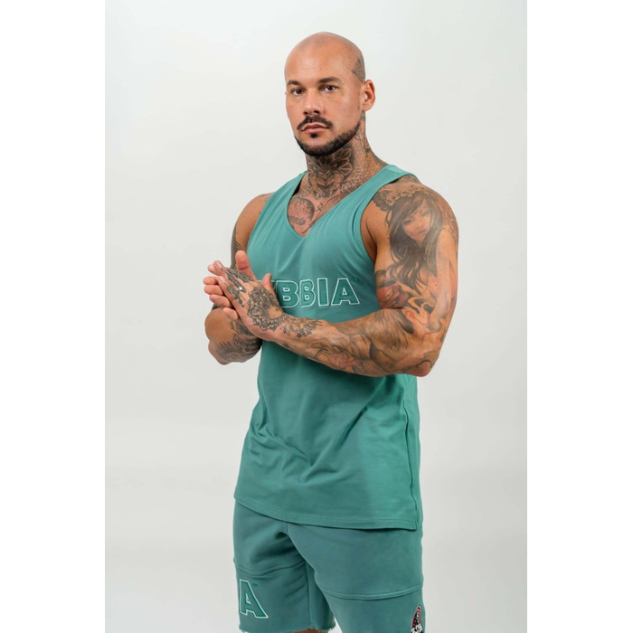 Майка Nebbia Gym Tank Top STRENGTH Green 714