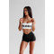 Топ Nebbia Bandeau bra BACK CHECK White 612