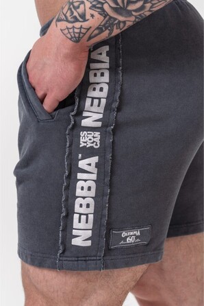Шорти Nebbia Washed Sweat Shorts LEGEND Black 786