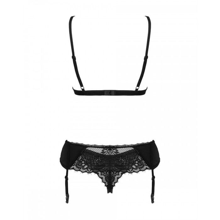 Мереживний комплект Obsessive Maderris 3-pcs set XS/S