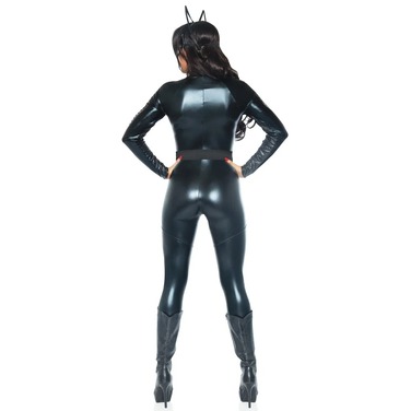 Костюм кішки Wicked Kitty Leg Avenue розмір L, 4 предмети, чорний