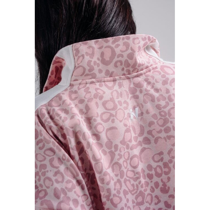 Кофта Nebbia Half-Zip Leopard Sweatshirt PRIMAL Pink Leopard 866