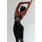 ТОП MILITARY BROWN TOP WITH TULE  CUTOUT 14323