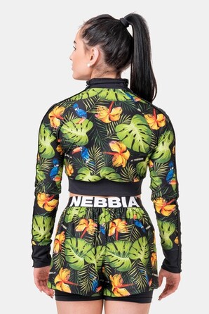 Куртка Nebbia High-Energy Cropped Jacket Jungle Green 564