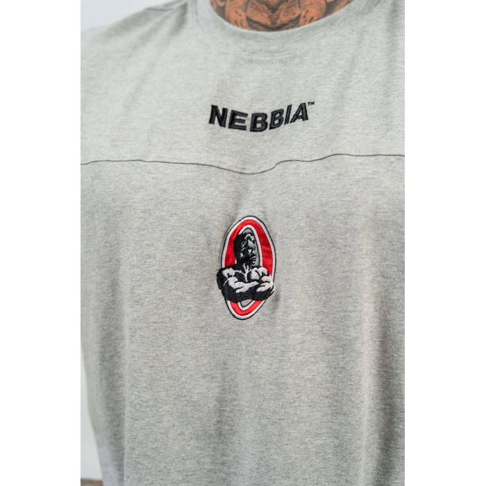 Футболка Nebbia Loose T-shirt LEGENDARY Light Grey 712