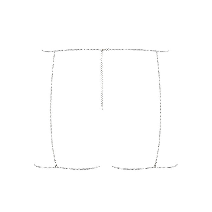 Цепочка на бедра с подвеской Obsessive Bijoux 905 серебристая