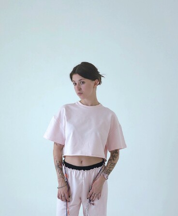 Кроп-топ оверсайз freedom (cotton)