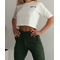 Штани Nebbia High-Waist Loose Fit Sweatpants 'Feeling Good' 409 Dark Green