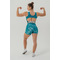 Шорты Nebbia High waisted leggings shorts 5'' HAMMIES Green 615