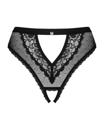 Трусики Obsessive Mauress Black S/M