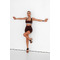 Топ Nebbia Medium-Support Criss Cross Sports Bra ICONIC Dark Brown 230