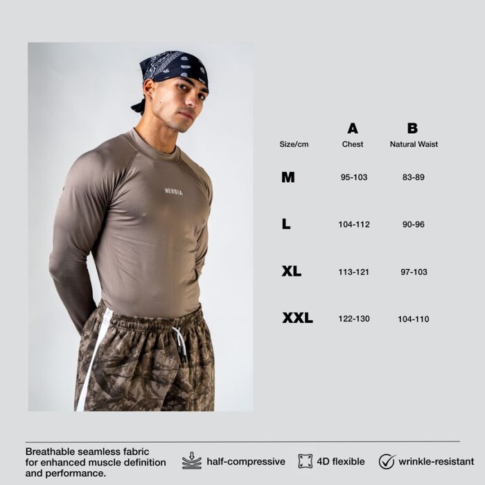 Лонгслів чоловічий Nebbia Seamless Long-Sleeve Top POWER Black 901