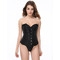 Корсет з квітковим принтом Star Night Corset Top з гачками та шнурівкою, чорний, L (без коробки)