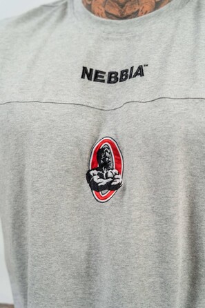 Футболка Nebbia Loose T-shirt LEGENDARY Light Grey 712
