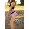 Комплект для pole dance ArtGO Sport Tuberose & Skirt з сіткою та шортами