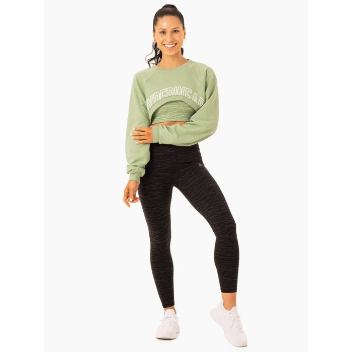 Кроп толстовка Emerge Super Crop Sweater - Jade Green