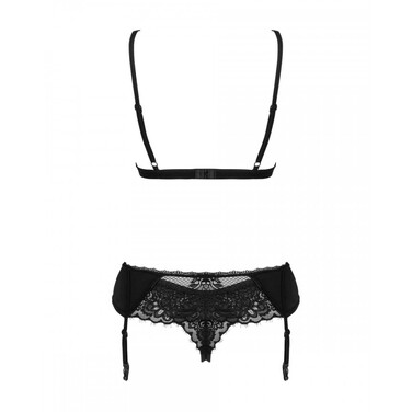 Мереживний комплект Obsessive Maderris 3-pcs set XS/S