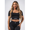 Топ Nebbia Shaping Crop Top FLOW SEAMLESS Black 499 Топ Nebbia Shaping Crop Top FLOW SEAMLESS Black 499