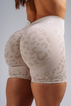 Шорти Nebbia Push-Up Compression Leopard Shorts PRIMAL Cream Leopard 856