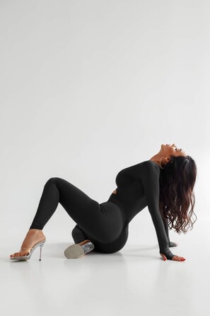 Комбинезон Fitzona Jumpsuit Fitness Black MACFTZ5409