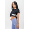 Топ Nebbia Oversized Crop Top Powerhouse Black 279