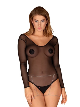 Цепочка на бедра с подвеской Obsessive Bijoux 905 серебристая