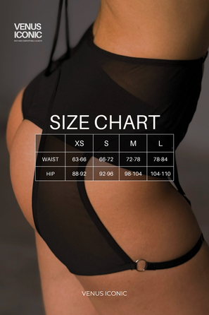 Штани сітчасті Venus Iconic з вертикальними швами для танців та фотосесій