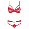 Комплект Obsessive 829-SET-3 SET S / M червоний