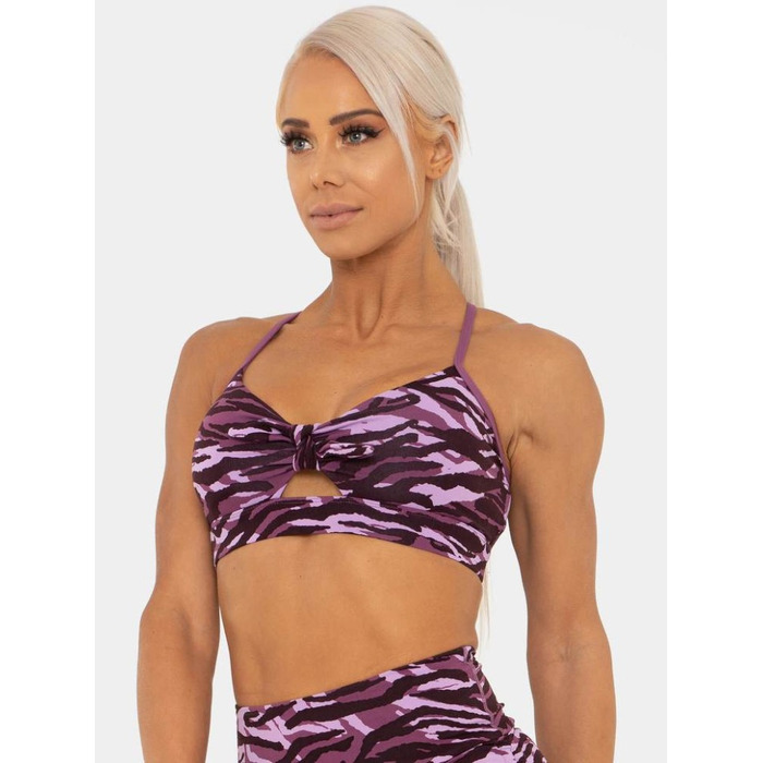 Топ Ryderwear Wild Tied Up Sports Bra Tiger Purple