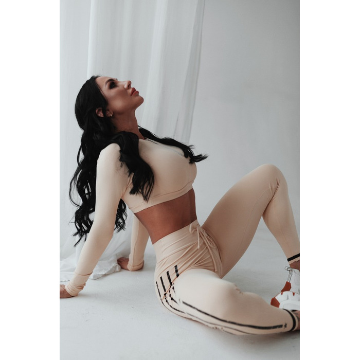ЛЕГІНСИ BEIGE LEGGINGS FITZONA GIRL