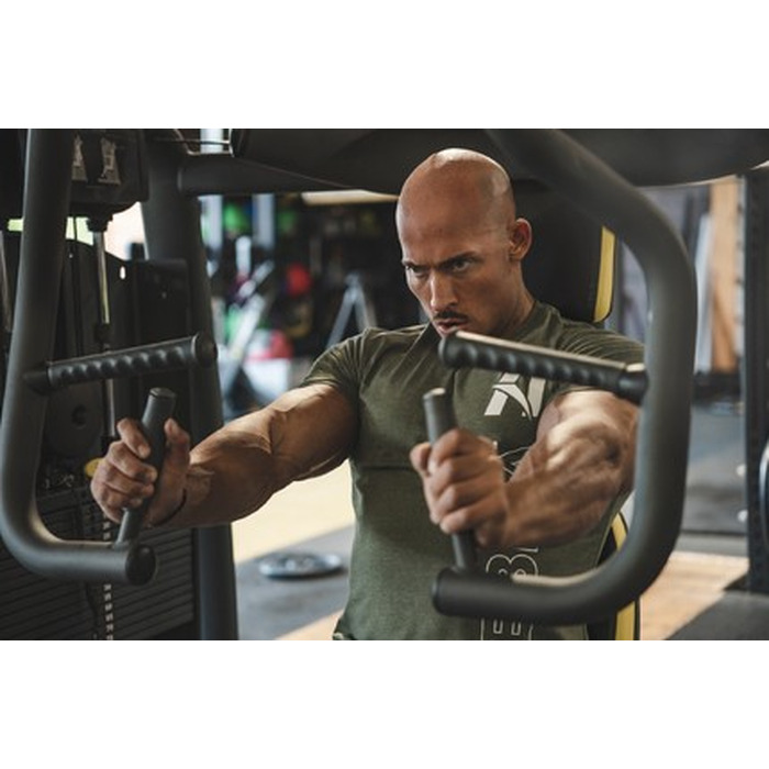 ФУТБОЛКА VERTICAL LOGO NEBBIA T-SHIRT KHAKI 293