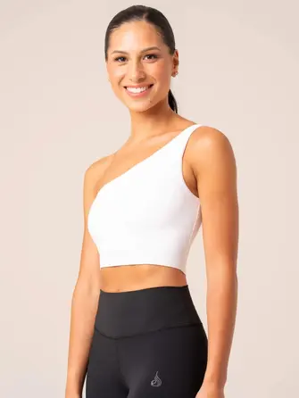 Топ Ryderwear NKD One Shoulder Tank Bra - White