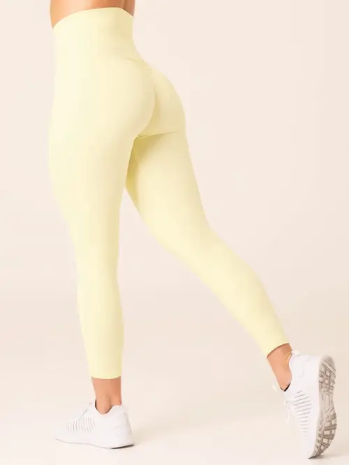 Леггинсы Ryderwear NKD High Waisted Scrunch Leggings - Lemon