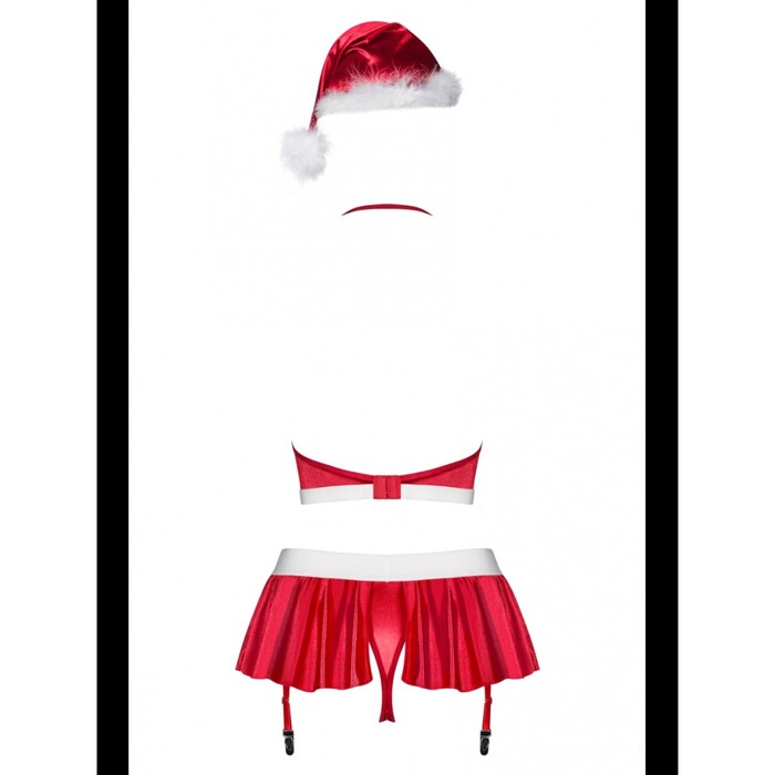 Костюм Миссис Клаус Obsessive Ms Claus Red/White S\M