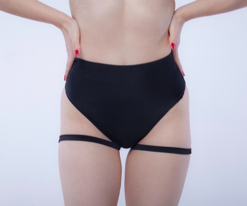 Шорти із стропами Чорні