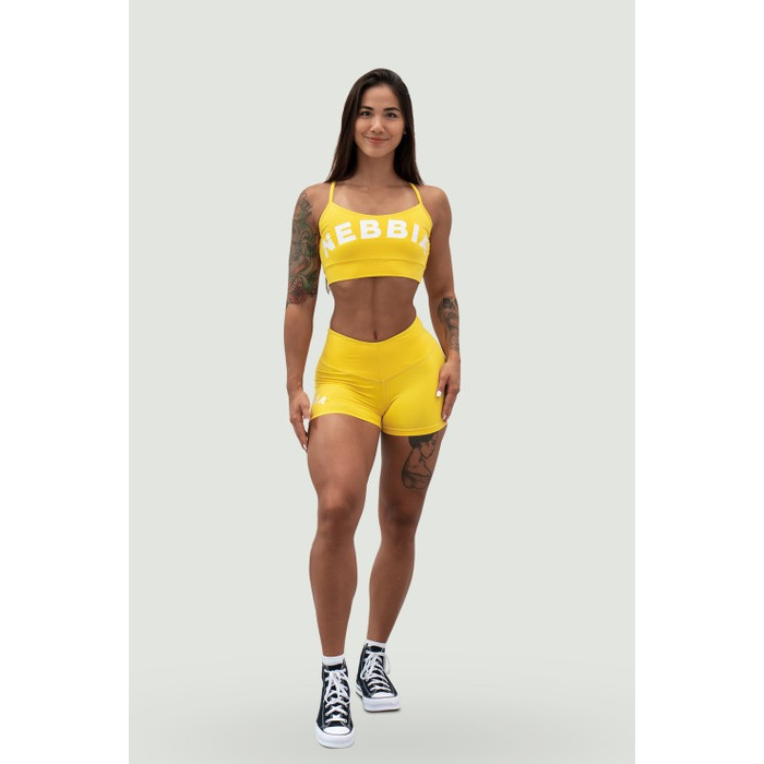 Топ Nebbia Light-Support Sports Bra GYM HERO Yellow 579