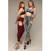 Intrigue Wild — Легінси З Анімалістичним Принтом Для Pole Dance, Exotic Та Heels - червоний леопард