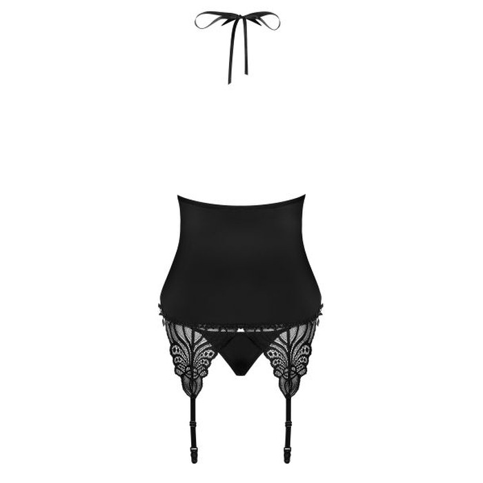 Корсет Obsessive 828-COR-1 corset & thong L/XL