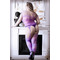 Бодістокінг із відкритою інтимною зоною Queen Size Haze Fantasy Lingerie, фіолетовий