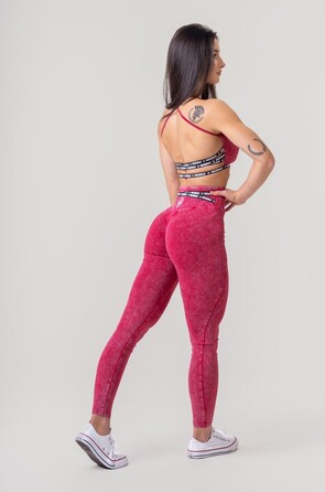 Легінси Nebbia Washed High Waisted Leggings LEGACY Red 777