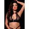 Бюстгальтер топ із сіточки OhMyG! Tokyo Bra чорний, S/M