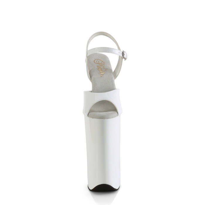 Босоножки Beyond-009, каблук 10 дюймов, ремешок на щиколотке 6 1/4 дюйма, белые