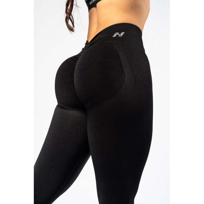 Легінси Nebbia Seamless High-Waist Leggings MAXIMUM PUSH-UP Black 302