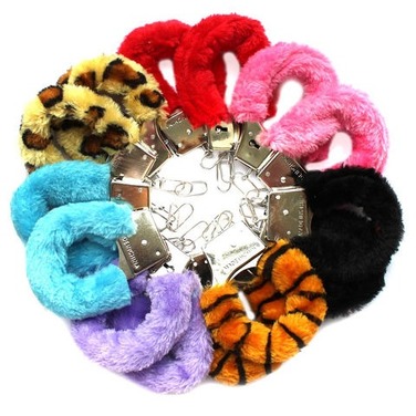 Наручники, Metal Handcuff with Plush, LEOPARD