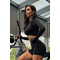 Топ Nebbia Cropped Long Sleeve Top ELEVATED Black 468