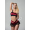 Шорты для pole dance ArtGO Sport Trixy X-skirt: бифлекс, сетка, эффект бразильской попки