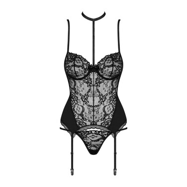 Комплект Obsessive Reneliai сорочка и стринги L/XL