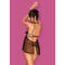 Бебідол Obsessive Delishya babydoll black L / XL
